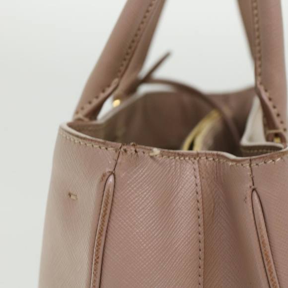PRADA Hand Bag Safiano leather 2way Pink Auth 45924 - Picture 4 of 16